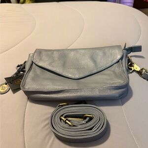 Wanderers Travel Co Gray “Vienna” Crossbody Bag